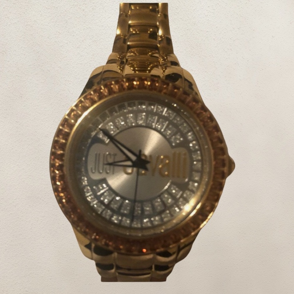 AUTHENTIC JUST CAVALLI gold watch